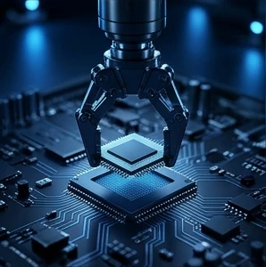 AI & Automation technology concept illustration