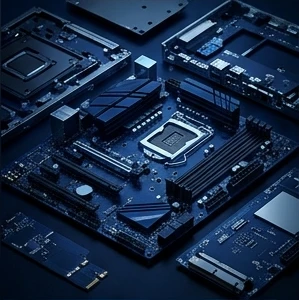 Hardware Support technology concept illustration